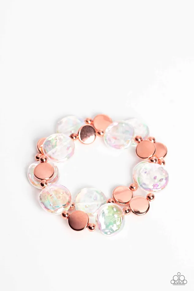 A Finishing Touch Jewelry Bracelets Paparazzi Discus Throw Copper Bracelet