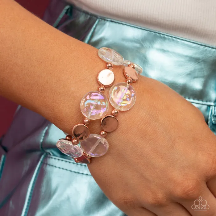 A Finishing Touch Jewelry Bracelets Paparazzi Discus Throw Copper Bracelet