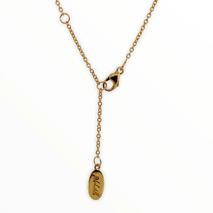 Detroit Graffiti Necklaces Patricia Necklace Gold Large
