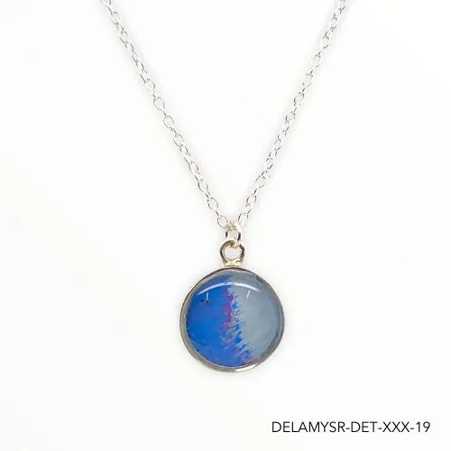 Necklaces Delicious Gold Mural Amy Necklace Silver