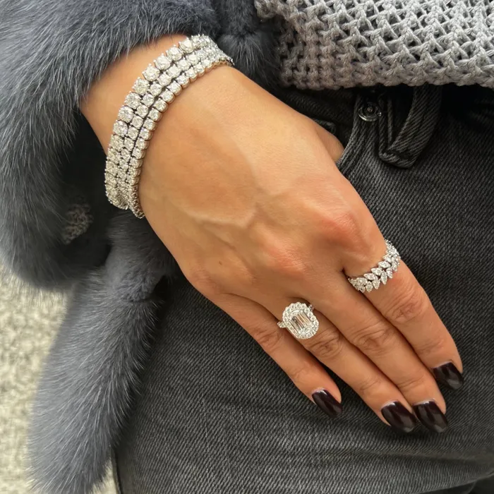 Rings Christopher Designs LAmour Halo Diamond Engagement Ring Christopher Designs