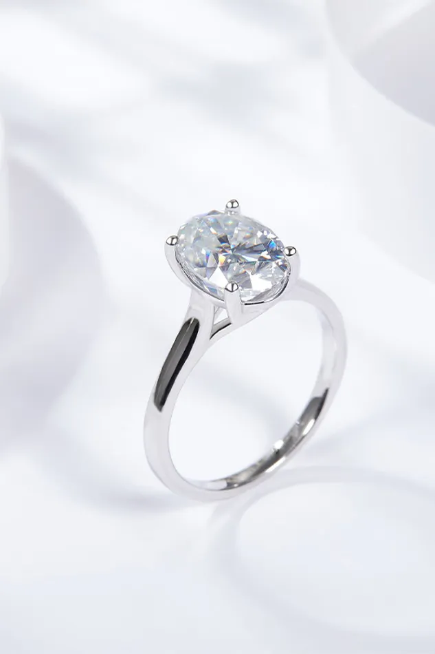 25 Carat Moissanite Solitaire Ring Trendsi Rings